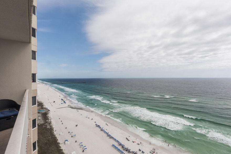 Great opportunity to own a beach condo with amazing ocean views. Centrally located and within walking distance to Pier Park and restaurants. The owners have recently updated the flooring to LVP as well as kitchen appliances are all new. This condo can accommodate up to 6 guests comfortably. Enjoy morning coffee on the balcony or watch the beautiful sunsets. Tidewater Condominium offers many amenities to its guests and owners. There are two large outside pools with hot tubs overlooking the beach. There is a heated indoor pool for chilly days. Kids can find some fun at the arcade or theater. The condo also has a nice fully equipped gym and much much more to offer. This unit is in a desirable location and stays frequently booked! Come check this beautiful condo out and see the incredible view Tidewater Beach Condo 2021 Revenue/Costs
Gross 2021 Income-$33,496.00
HOA Quarterly Costs-$1312.00

Guest Nights-238
Owner Nights-24
MX Days-12

Occupancy Guest Rate-65%

2022 Occupancy numbers are on the rise. 