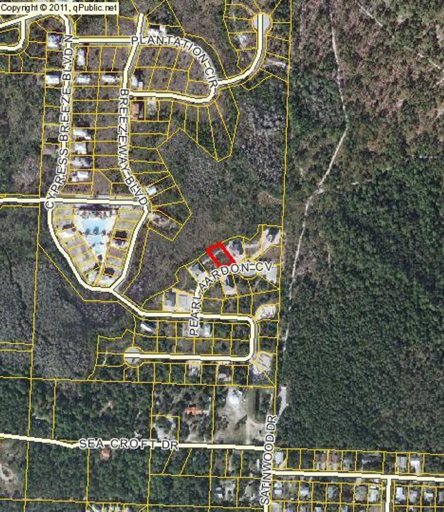 Tap fees paid! This is a great building lot in Cypress Breeze that backs up to woods/preserve. This large home site is very close to the beaches of South Walton and Gulf Place.