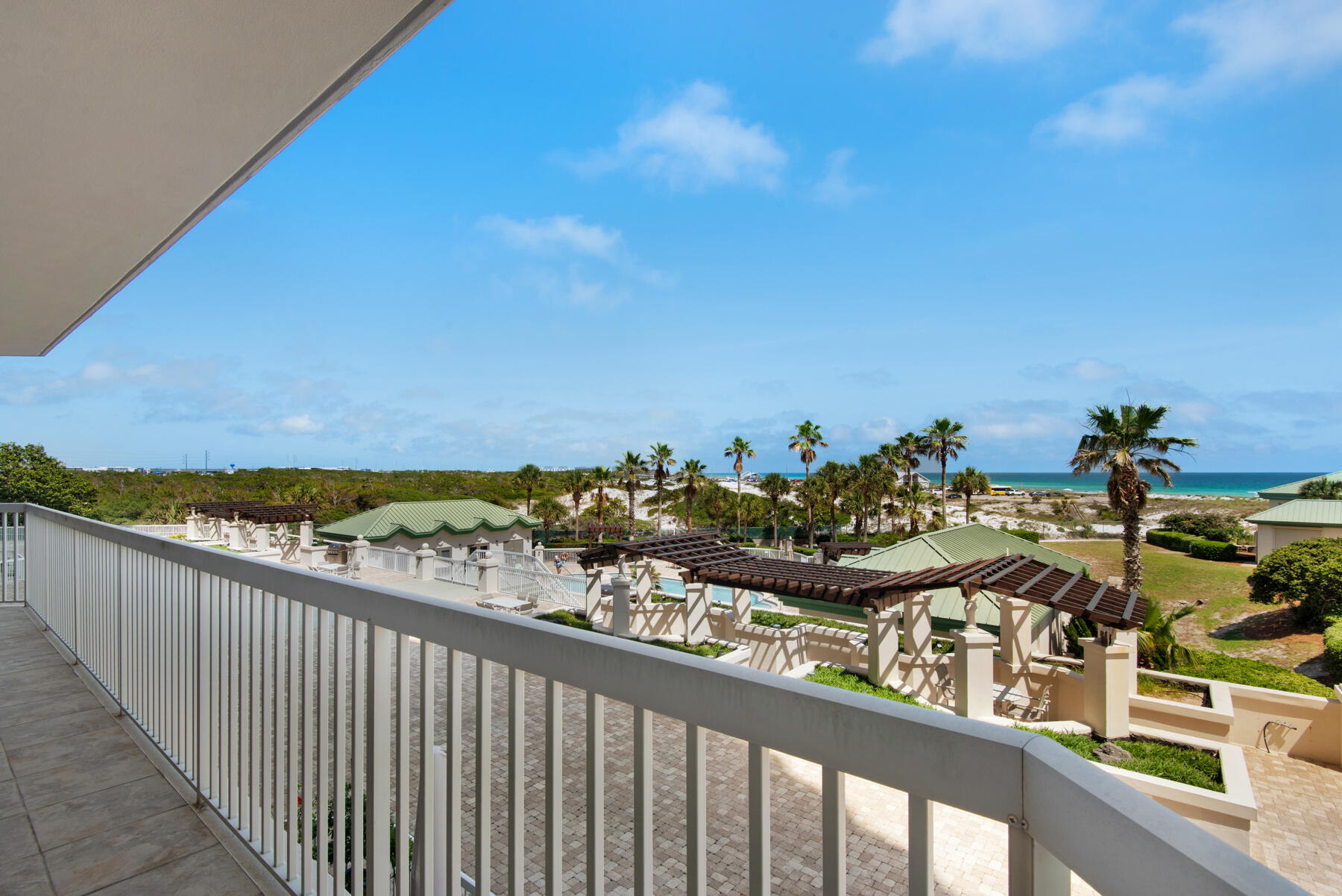 Here's your chance to live permanently or have a home away from home in the spectacular Silver Shells Resort in the heart of Destin! This beautifully appointed 2-bedroom, 2.5-bath condo is being offered fully furnished, with just a few exclusions and is move-in ready. Comfortably decorated offering both comfort and elegance. Step onto the balcony and be wowed by breathtaking views that showcase the best of coastal living. St. Barth is a secure, rental-restricted building featuring a private owner's pool and hot tub, an elegant lobby, and secure deeded garage parking. Owners also enjoy a spacious lanai terrace with BBQ grills--perfect for entertaining or relaxing in style. Silver Shells offers access to over 1000 feet of pristine sugar-white beach. Resort amenities include a large... lagoon pool with hot tub and kiddie pool, an indoor/outdoor heated pool, tennis courts, pickleball courts, basketball courts, cardio and weight room. Also on the premises is Ruth's Chris Steakhouse and The Spa at Silver Shells. Once you visit, you won't want to leave!