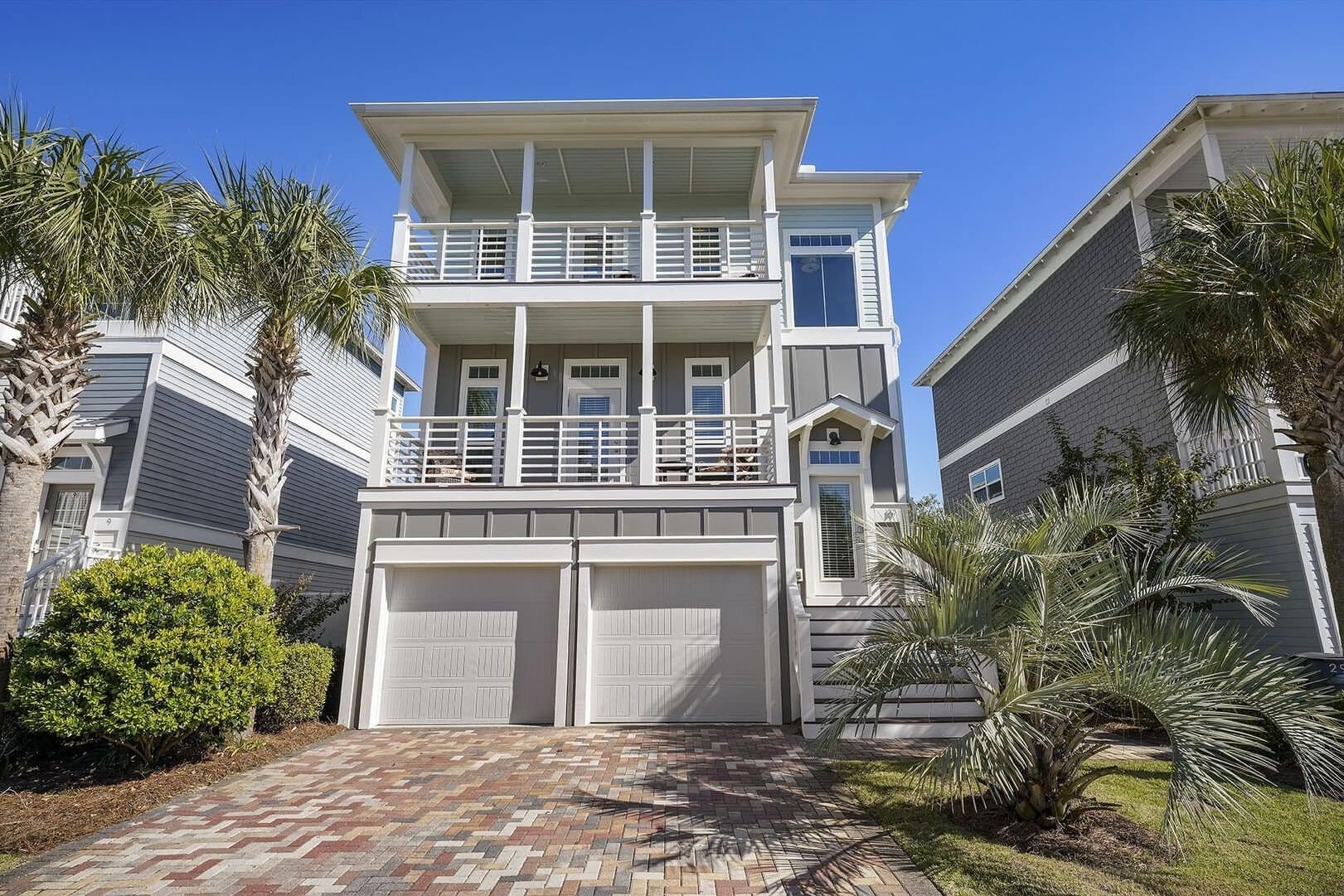 Attention investors, Be Our Guest is a one-owner, turn-key, top rental machine with over $134k YTD and on the books for 2022 and projected $140k+. This investment hits the ground running with a booked calendar of instant rental income (just over half still to come - this is peak season)! This beautiful beachy retreat features gulf views, 3 King / 1 Queen / 1 Bunk / 4 Bath, private heated pool, outdoor entertainment area, and golf cart(included). Elegant and modern decor, carefully maintained, loved by repeat guests for the spacious and luxurious feel. 4K Smart TVs, 2 washer/dryer sets, 3 A/C units (1 each floor), fully furnished and stocked plus cart! Close to the beach, dining, shopping, and entertainment. The perfect slice of paradise, for you and your guests