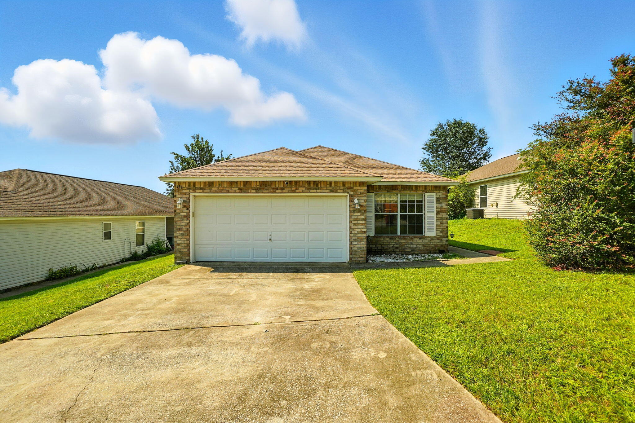 **Charming 3-Bedroom Home in South Crestview **Welcome to your new oasis in South Crestview! This beautifully designed 3-bedroom, 2-bathroom home is ideally situated just minutes away from the 7th Special Forces Group and Duke Air Force Base, making it perfect for military families or anyone seeking convenience and comfort.As you step inside, you'll be greeted by a bright and airy open floor plan that seamlessly connects the spacious living room and kitchen. The kitchen is a chef's delight, featuring breakfast bar seating, a large walk-in pantry, and a separate dining area that's perfect for family meals or entertaining guests. A sliding glass door leads you to the backyard, enhancing indoor-outdoor living. The Primary Suite is a true retreat, complete with a generous walk-in closet and a beautifully appointed bathroom featuring a tiled shower. Each of the additional bedrooms is well-sized and features brand-new carpet, ensuring comfort and style throughout the home.
Step outside to your private backyard oasis, where you can unwind on the patio or gather around the cozy fire pit area. The backyard offers privacy and is an ideal space for outdoor activities or simply enjoying the fresh air.
Noteworthy updates include a brand-new Roof, Hot Water Heater & HVAC system installed in 2022, providing peace of mind and comfort year-round.
Don't miss the opportunity to make this lovely home your own! Schedule your showing today and discover all that this property has to offer. *Buyers are encouraged to verify all information deemed important.*