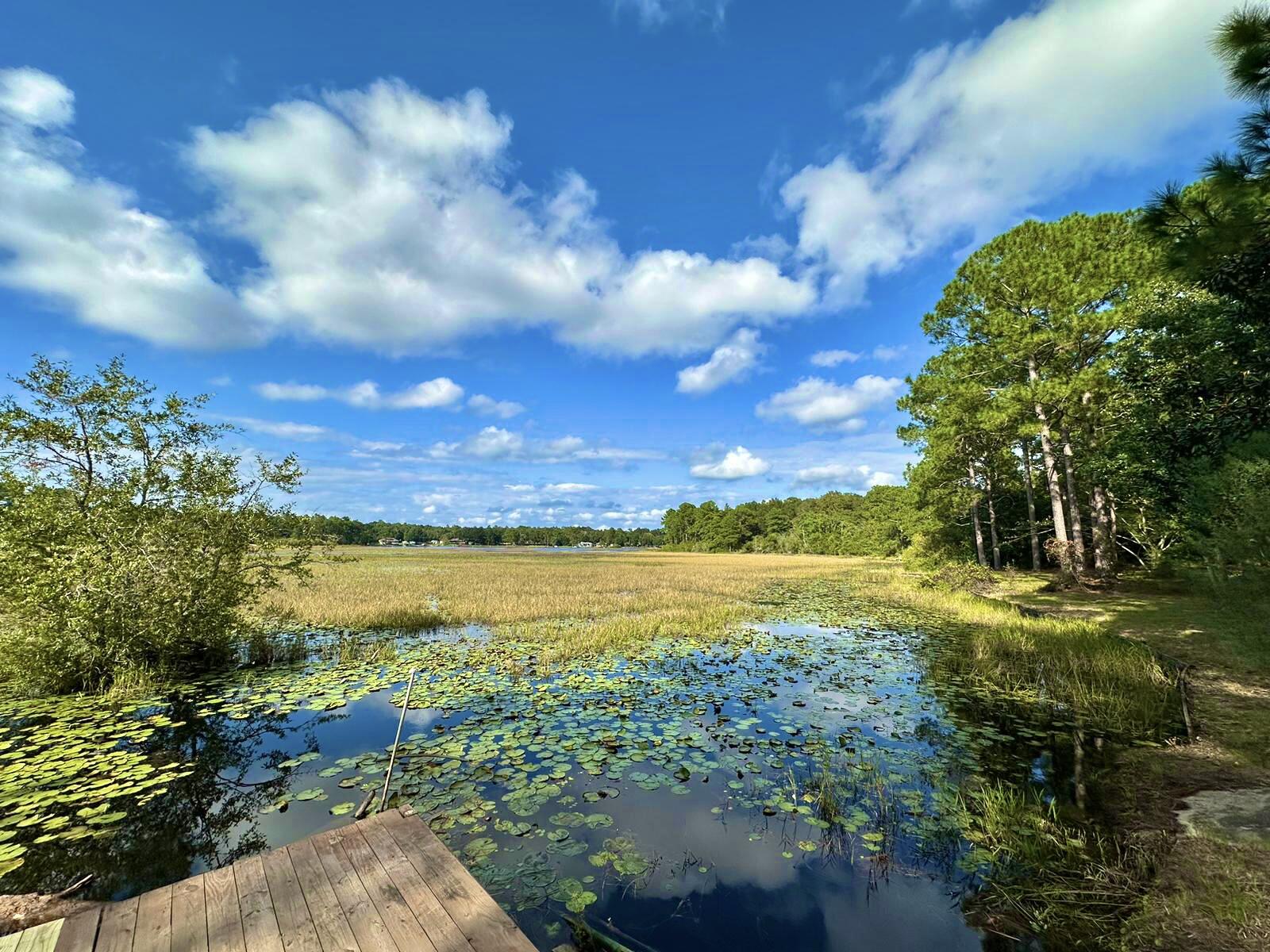 New Roof-100% updated and Move In Ready on Juniper Lake (600+Fishing Lake)- 1.1 AC Lot with Custom brick home-3/2 2600 Feet with office, or could be your 4th BR. Fenced 1 ac lot w/ detached 2-car Garage & 30x48 steel bldg./shop both on concrete slabs, can accommodates RV. One of the best features of this home is that all 3 bedrooms, & home office are located at separate areas of the home! Open floor plan; Fireplace; Quartz counter tops; kitchen island; double vanities, tub & separate shower in master bath; Master BR overlooks the lake; 3 walk-in closets; walk-in pantry; Screened back deck w/ spa. Exterior features include irrigation well; Sprinkler system; 20x24 covered dock; Mower and utility storage carport;