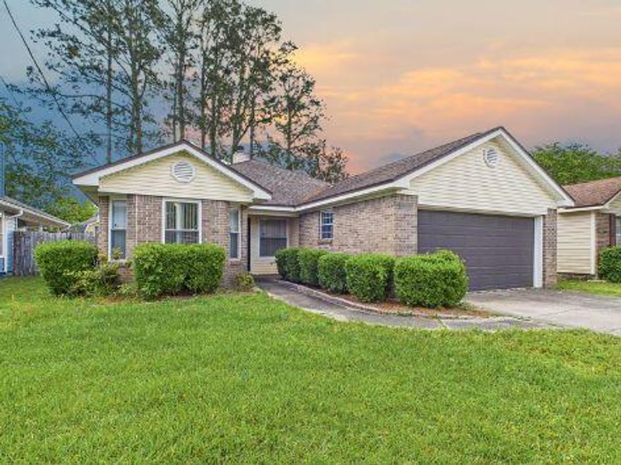 Charming brick home in North Fort Walton Beach, ideally located between Eglin and Hurlburt Field and just 15 minutes to the white sand beaches of Okaloosa Island! This spacious 3-bedroom home includes an additional office/flex space and features a desirable split floor plan, perfect for privacy and functionality. The kitchen offers stainless steel appliances and opens into a cozy living area with a wood-burning fireplace.The primary suite includes a whirlpool tub, double vanity, and a large walk-in closet. Outside, enjoy a fully fenced backyard with a vinyl storage shed and open patio--great for entertaining or relaxing. Additional highlights include a 2-car garage with utility sink, ceiling fans throughout, and HVAC replaced in 2016.Seller will replace the roof and hot water heater prior to closing with an acceptable offer. Located just minutes from top-rated schools, shopping, and both military basesthis is a must-see!