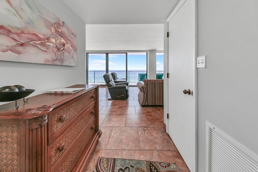 Best floor plan on the beach! Located on the west end of PCB, this 1400 sq ft unit has a highly sought after split bedroom floor plan with both bedrooms gulf front! Seachase units don't come on the market often so don't wait to purchase your piece of paradise! Imagine waking up to the sound of waves and enjoying views of the beach/water from every room! Newly installed hurricane grade floor-to-ceiling windows and roller shades in every room. The large open living/dining/kitchen area makes it perfect for entertaining guests or relaxing with family. Expansive beach front for the whole family to have front row seats to watch the waves crash and play in the sand! Vacation Rentals allowed! Pets allowed!
