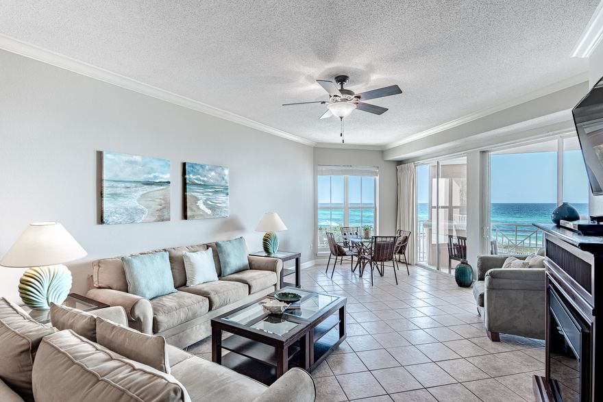 The Inn at Blue Mountain Beach is a private, gated retreat off 30a in coveted Blue Mountain Beach. Enjoy breathtaking gulf views and fabulous sunsets from the private balcony of this spacious 3 bedroom, 3 bath unit! This unit is located on the 2nd floor and also overlooks the heated pool and hot tub. The interior has had some updating with granite countertops and stainless steel appliances. Sold fully furnished. When you've had enough fun in the sun, get away and relax in the tropically decorated 50' glass roofed atrium, which has just undergone major renovations and now better than ever.