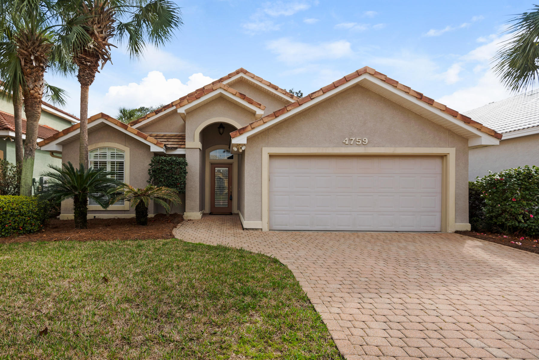 Lowest Price home in Destiny East, one of the most desirable subdivisions in Destin and only a couple of blocks to the beach. You can choose your own paint colors when you finish the updates that the seller started! So far they have added new granite in kitchen, plantation shutters throughout, screened in lanai and a wrought iron fence around the backyard, plus more. You don't have to worry with cleaning a pool since the amazing community swimming pool is nearby, plus there is an immaculate club house with two tennis courts, fitness facility, theatre and meeting area. Also, the kids will enjoy the play ground. Buy it as a primary home, 2nd home or as a rental investment property with projections over $48000!