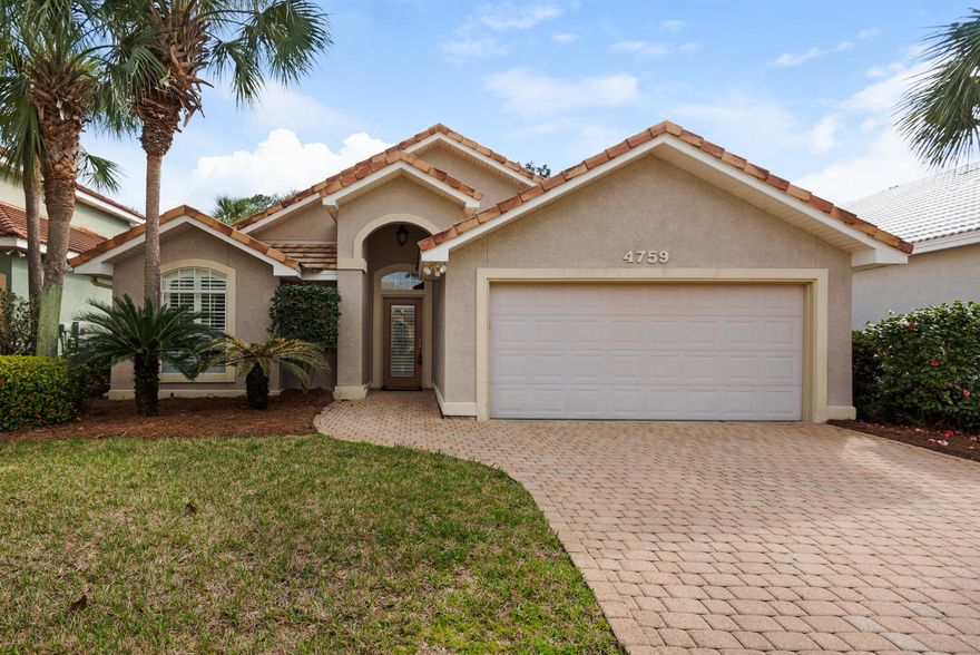 Lowest Price home in Destiny East, one of the most desirable subdivisions in Destin and only a couple of blocks to the beach. You can choose your own paint colors when you finish the updates that the seller started! So far they have added new granite in kitchen, plantation shutters throughout, screened in lanai and a wrought iron fence around the backyard, plus more. You don't have to worry with cleaning a pool since the amazing community swimming pool is nearby, plus there is an immaculate club house with two tennis courts, fitness facility, theatre and meeting area. Also, the kids will enjoy the play ground. Buy it as a primary home, 2nd home or as a rental investment property with projections over $48000!