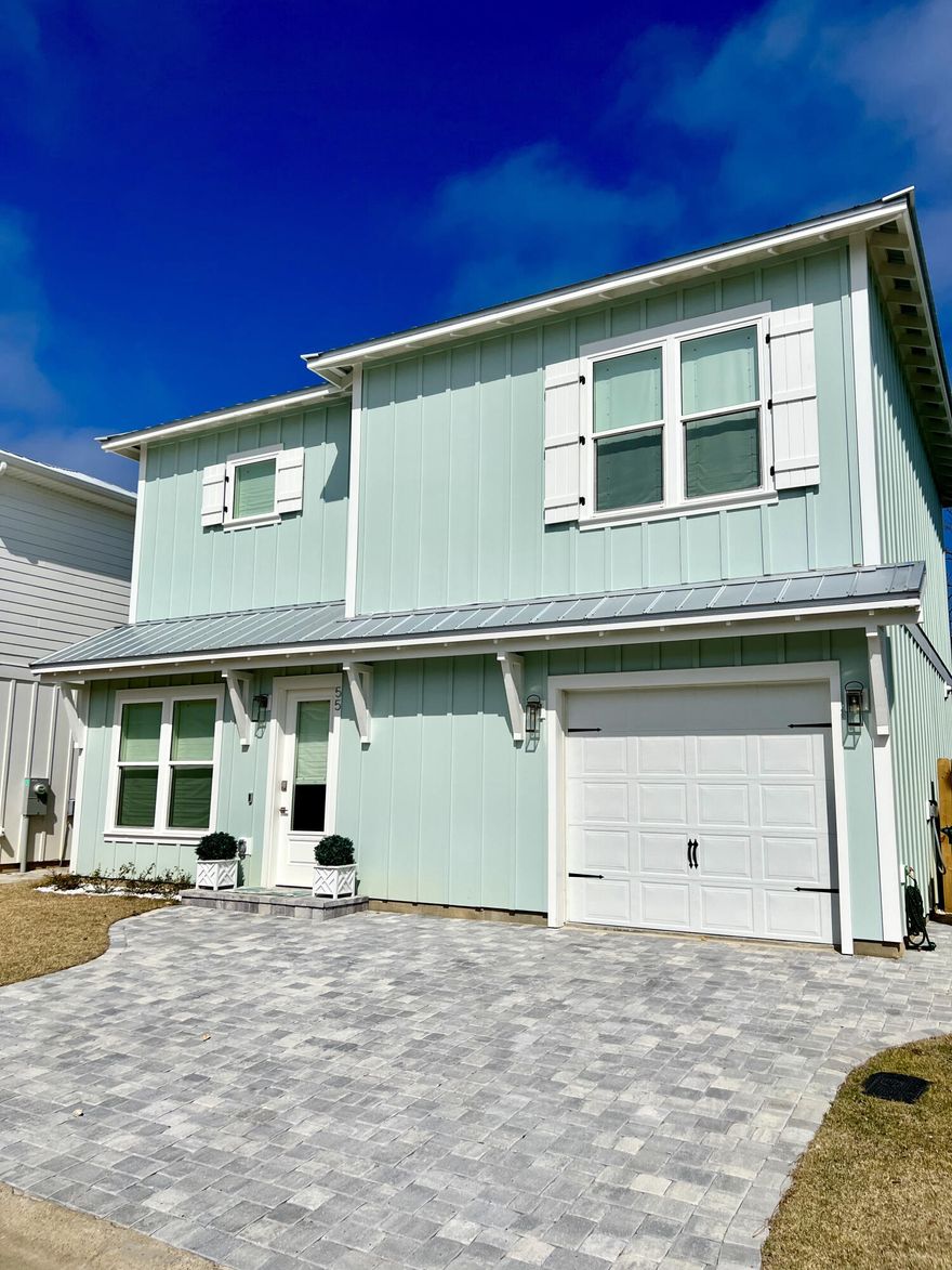 Custom Home SOUTH OF 98, to be built so choose your finishes. Location and Value are second to none! Ideal location in the 30a Scenic Corridor. Take a walk to the beach or hop in the car and within 5 minutes be to world class shopping/dining. Builder sparing no expense with Impact Windows and Doors, 10 Foot Ceilings, Custom Cabinets, Custom Tilework, Glass showers and advanced Media Wiring are just a few things that set this house apart from the rest. No Flood Insurance required. Pictures are of prior model home.