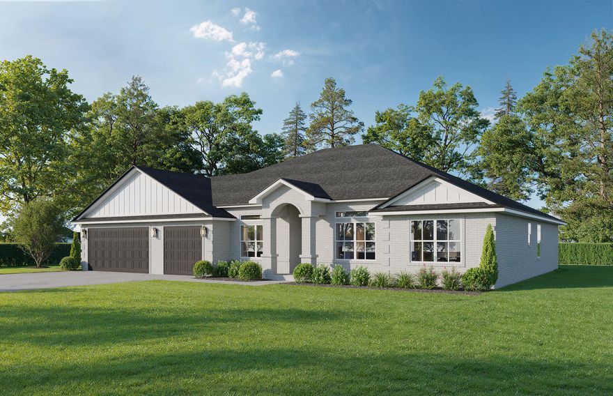 NEW CRAFTSMAN Custom Built Home in Holley By The Sea,Enjoying all the Club House amenities including :Pools,Fully Equipped Gym,Tennis Courts,Waterfront Park & Deeded Access to Santa Rosa Sound This luxurious 4 bed/3 bath Tri split floor plan is under construction...and will be ready Late Sept 25 ~Great Location within HBTS..with easy access to Navarre Beach, shopping and Hwy 98 to Hurlburt Field AFB.This Stunning Robbins Builders Custom Home offers trend setting design & features~Greeted by a walk in foyer open to the Formal Dining and Office through to your open floor plan ~Large Gourmet kitchen enjoying shaker cabinets with crown molding ~ beautiful quartz counter tops~Tiled Back splash~Under Mount Sink~S/S Appliances~Large wrap around walk in pantry ~Center Island with open flow to the breakfast nook and family room, Wood Plank staggered tile through the foyer,dining room, main living area, laundry and bathrooms. Large Master with trey ceiling & ceiling fan. Master bath offers a large tiled walk in shower /separate soaking tub' quartz double vanity with picture frame mirrors & Huge walk in closet.Two additional bedrooms are a great size with double closets~ ceiling fans and share a bathroom with a step in tub/shower ,linen closet and WC.Third additional bedroom is separate from the other rooms and would make a perfect guest/teen suite with its own bathroom and access out to the large covered porch.Laundry room & over sized 3 car garage ...ideal for the larger trucks and still plenty of room for all the outdoor toys. Home is situated on a large lot with grassed yard ~sprinkler system~ lawn pump and well with digital programmable timer for easy care. TAEXX in wall pest control system~ Fabric Shield Hurricane protection and dimensional shingle roof for lower insurance premium. Upgrades include crown molding, recessed lighting ,framed mirrors, deluxe lighting package,50 Gallon water heater, garage door remotes, attic drop down stairs~ to name a few......Call today for further information ,colors and construction status.** pictures are of previously closed homes so colors ,fixtures and finishes may vary .