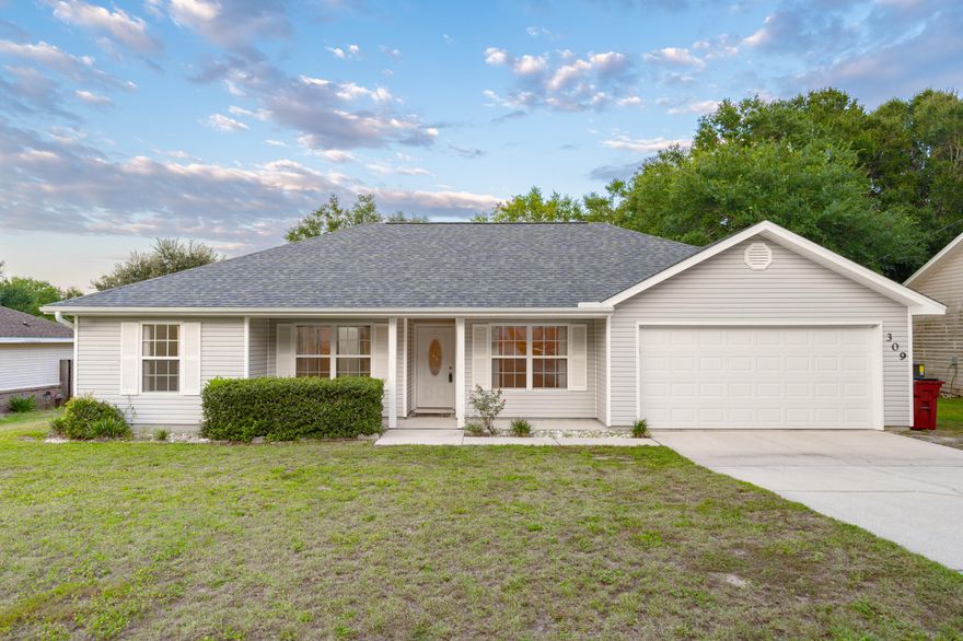 Welcome to this well-maintained, single-owner home, proudly cared for by a non-smoker.  The home features a new roof giving peace of mind for years to come.  Stainless steel appliances.  Spacious backyard for all your planting and landscaping plans.  Seller is offering a home warranty to the new buyers with Fidelity National Home Warranty.  This is definitely a rare find in the heart of Crestview making it a great home for first-time home buyers or investment property.  Buyer to verify all information for accuracy.