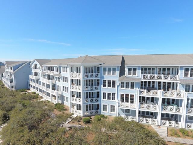 When you open the front door the view will take your breath away. Expansive glass windows provide a panoramic view of the blue green waters of the Gulf and the white sand beaches of South Walton. The unit is located directly across from the elevator making it easy to unload groceries. The open floor plan gives you room and space for friends and family to gather and take in all our beaches have to offer. A sunset cannot escape you..from every corner there is a view. The private master suite has a large bathroom, double closets, shower, spa tub and built ins. Two guests suites are located on the other side of the unit. Every unit in Crossings has a designated garage for parking and storing of bikes, yolo boards and all your beach essentials. A Mile of Beach-Watersound is the place to be!
