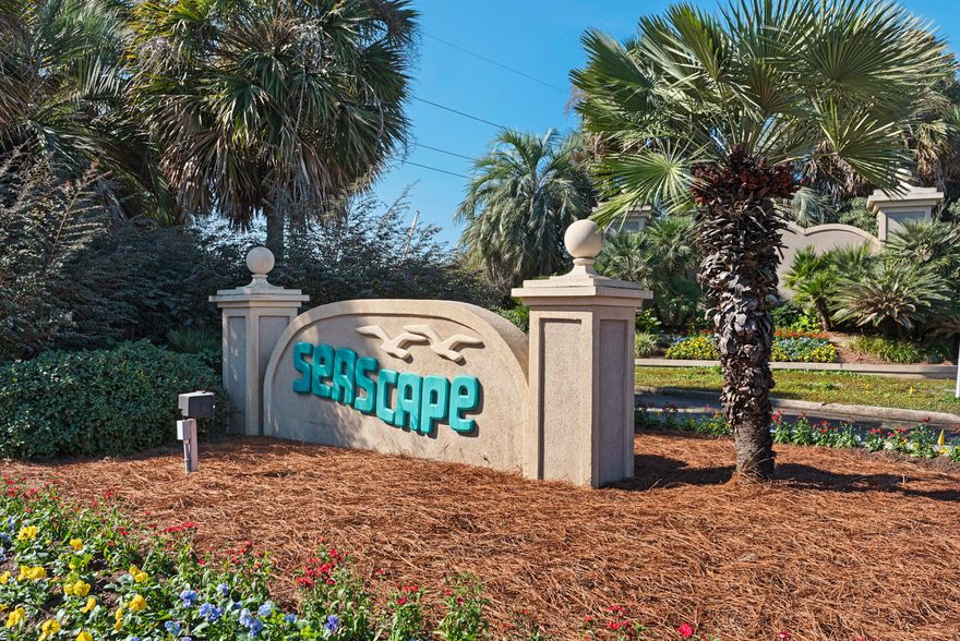 Finally a first floor unit completely renovated for under $300K located within the gates of Seascape Resort in the heart of Miramar Beach. This property has undergone a complete down to the studs renovation with Electrical, Wood look tile, Cabinets ,Countertops, Appliances, HVAC ,Lighting, Furnishings and has it's own full size Washer/Dryer. This 2 bedroom/2 bath unit is in pristine condition as it has been used strictly as a second home. Located in Phase III of Seacape Golf Villas this first floor unit has a large covered balcony shaded by hardwoods and lush landscaping. Unit is being sold mostly furnished. Seascape is a gated resort offering beach, tennis, golf, pools, onsite restaurants and shopping.HOA fees are $624.80 per qtr to Seascape HOA, $381.23 per month for Condo dues