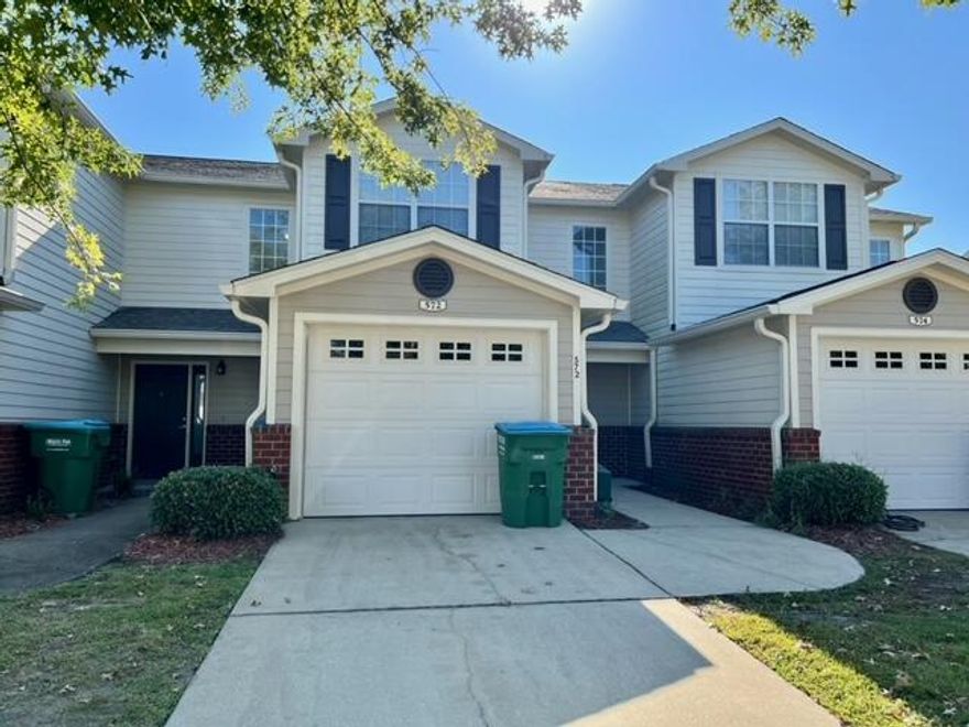 Price Improvement and move in ready......This home features 2/2.5 floor plan with easy commute to bases, beaches, and shopping.  Town home community boasts community pool and playground.  2 master suites upstairs with 1/2 bath and laundry downstairs.  Galley kitchen, large living room and dining area combo.  1 car garage and open back patio.  No smoking or vaping in this unit.  Pets will be allowed with a $400 non-refundable pet fee and owner approval.