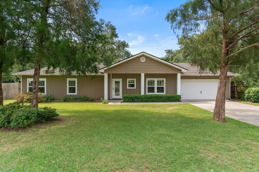 Move-in ready 4 bed / 3 bath -- just minutes to Eglin AFB, Hurlburt Field, shopping, and the beaches. A bright, open-concept kitchen/living space anchors the home with an oversized breakfast bar, solid-surface counters, french door pantry, and a built-in, oversized Frigidaire Professional Series refrigerator paired with matching stainless steel appliances.The thoughtful split plan offers a private primary suite (double vanity, soaking tub, separate shower, two separate walk-in closets), a guest bedroom with its own full bath in hallway, and two additional bedrooms share a Jack-and-Jill bath. Throughout the home you'll find all-new LED light fixtures for efficient, crisp lighting. Outside, enjoy a fully fenced backyard with covered patio for easy indoor-outdoor living. The two-car garage features a non-slip coated floor and extra driveway parking. Low-maintenance finishes, ample storage, and a central location make daily life simpleclose to bases, schools, restaurants, and the beaches.

Furnishings: All furniture is new and aligned with current rental and buyer expectations. Seller is willing to convey the home fully furnished with suitable offer. Staging d??cor/items owned by the listing agent do not convey.