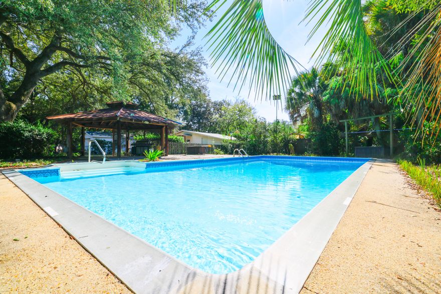 Discover this fantastic one-story ranch that has been rewired with copper, the hot water heater was replaced 2 years ago, the roof 7 years ago, and the HVAC 9 years ago. Boasting 3 bedrooms and 2 bathrooms, this home sits on a spacious 0.60-acre lot, featuring a private in-ground pool for your enjoyment. An updated kitchen features a plethora of cabinets, a smoothtop range, and granite countertops. The 400 SF storage building would make a great workshop or separate living space! This property isn't just a house; it's an invitation to embrace the vibrant and convenient Fort Walton Beach lifestyle. Dive into the Florida sunshine right in your backyard, and relish the proximity to everything this thriving community has to offer. Schedule your showing today!