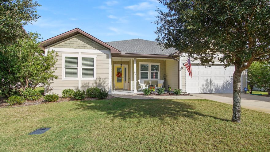 Discover the epitome of coastal living at 82 Amadeus Ave, nestled within the prestigious Hammock Bay community in Freeport, FL. This impeccably designed, custom built John Cunningham home offers an unrivaled opportunity to embrace the Florida lifestyle, with its prime waterfront location, modern amenities, and stylish living spaces that cater to both relaxation and entertainment.   This lovely home boasts a picturesque coastal-inspired exterior with a charming front porch, lush landscaping, and a two-car garage that provides both functionality and curb appeal. The well-maintained grounds add to the overall appeal, creating a welcoming atmosphere. Step inside and be prepared to be amazed by the spacious and meticulously crafted interior that features 10' trey ceilings, shiplap wall accents and surround sound wiring. This single-story home offers an open-concept layout that flows seamlessly from room to room, providing an ideal setting for modern living. The living area is bathed in natural light, creating an inviting ambiance that's perfect for relaxation or hosting gatherings.  The gourmet kitchen is a chef's dream, featuring granite countertops, stainless steel appliances, a spacious island, and ample cabinetry and a large walk-in pantry. The dining area is conveniently located nearby, making family meals and entertaining a breeze.  The Master bedroom suite is a tranquil retreat, offering a spacious haven for relaxation. It includes a luxurious en-suite bathroom with a soaking tub, a walk-in shower, and dual vanities. You will not believe the enormous custom closet!!  Additional bedrooms provide versatility for guests, children, or a home office.  Step out to the screened-in porch, where you'll find the perfect spot for enjoying morning coffee or evening cocktails while taking in the serene views of the surrounding nature. The backyard is a private oasis with plenty of space for outdoor activities, gardening, or simply soaking up the Florida sunshine.  As a resident of Hammock Bay, you'll have access to an array of exclusive community amenities, including resort-style pools, fitness center, walking trails, and more. The community's emphasis on outdoor living and recreational activities ensures that there's always something to do right at your doorstep.  Just off Hwy 20, 82 Amadeus Ave enjoys a prime location within the sought-after Hammock Bay community. Freeport's coastal charm, proximity to pristine beaches, and easy access to major highways make it an ideal place to call home. Shopping, dining, and entertainment options are also within a short drive, ensuring that you have everything you need close by.