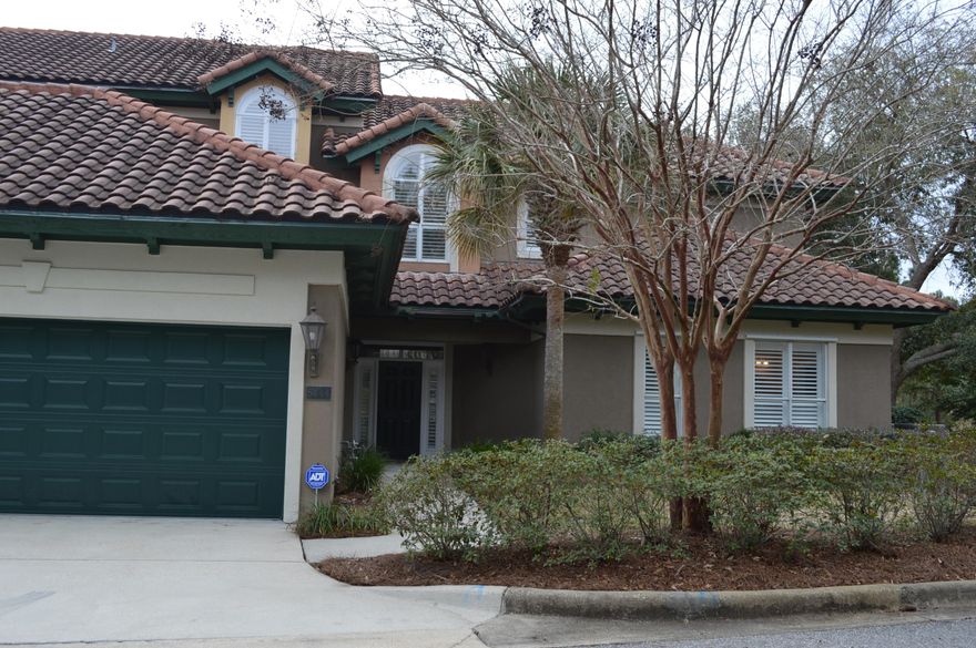 Located beachside in Sandestin, this townhome would be an excellent primary residence, second home, or vacation home. Completely renovated, it is exquisitely appointed: limestone tile & hand-scraped wood plank flooring throughout, plantation shutters, granite on all tops in the kitchen & bathrooms, and crown molding. The great room has soaring ceilings, expansive windows, & cherry built-ins. The kitchen is a chef's dream with custom cabinetry, stainless steel appliances, and farmhouse sink. The downstairs master suite has a walk-in closet outfitted with California Closets. Flowing from this suite you will find a screened-in porch with a gas fireplace. A second master suite is upstairs adjacent to the loft area. The third bedroom exits to a Florida room that overlooks the pool. Amazi