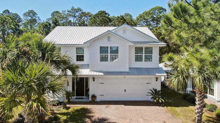 This freshly painted gem sits only a stones throw from the bay in Eagle Bay subdivision! This neighborhood is known for its Southern Charm and this homes delivers on all fronts. Boosting over 2000 SF with 2 large living rooms (one downstairs and one upstairs), white cabinets and granite countertops throughout. Hardwood floors in main living areas. Large extended paver driveway for additional parking. Eagle Bay is walking distance to the bay with 2 boat launches. The location is amazing as it is only 5 mins from the emerald waters of the Gulf and right down the road from tons of dining and shopping. Located close to Sacred Heart Hospital and close to all South Walton schools. This one won't be around long!