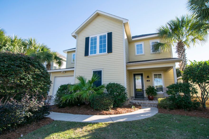 Charming, one owner, beach cottage is now available in Church Street Village. Conveniently located 1/4 mile west of Highway 393 and only about 2 miles to multiple beach accesses and the Town Center of Gulf Place. This METICULOUSLY MAINTAINED home is the LOWEST PRICED HOME in the community. Offering a master on the main, this 3 Bedroom/ 3.5 Bath home has all en-suite baths and a ONE CAR GARAGE making this the perfect investment for low maintenance full time living, a second home or even an investment property. Homes rent from $1900- $2400/month and landscaping is included in the HOA fees. The amenities, open floorplan and location are features that make this a fantastic opportunity! Some other features off this home are the screened porch, granite countertops, new washer and dryer, all mounted televisions convey and stainless steel appliances in the kitchen. The first level offers tile floors, hardwoods on stairs and casement windows throughout. Both A/C condenser units were replaced in the past year. Church Street Village has all of the amenities you could want and more with low fees offering a community pool, commercial size playground, fitness center, club room, dog park... something for everyone! Information contained within this listing such as square footage, is deemed to be accurate but is not guaranteed. Buyer to verify. Interior photos to be uploaded at end of week. 