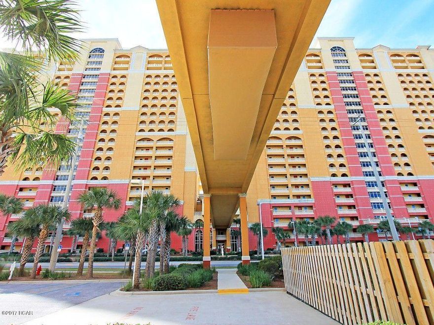 Calypso is the most popular gulf front resort located on P C Beach! Located just steps to Pier Park which is Panama City Beach's largest outdoor shopping, dining and entertainment center. This adorable 2 bedroom, 2 bath plus bunk room has been very well maintained. The master bedroom features a king size bed, private bath, garden tub and separate shower, dual sinks with black granite. The master sliding glass doors open right out to the balcony with gorgeous beach views. The second bedroom has adorable coastal cottage furnishings with queen-size bed, private bath and a window which provides extra lighting. The bunkroom is very spacious with plenty of room for the children to play and watch TV. Spacious laundry room with new stackable washer More...