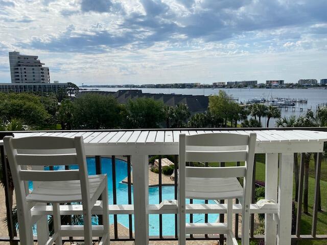 AN EXCELLENT ''DIRECT WATERFRONT'' STUDIO JUST CAME ON THE MARKET.. TOP (4TH) FLOOR WITH BEAUTIFUL SUNRISE VIEWS ON THE WATERWAY, FOR YOUR ENJOYMENT. ALSO COMES WITH A LARGE 44FT BOAT SLIP #B05.A VERY NICELY UPDATED INTERIOR THROUGHOUT, TRULY MOVE-IN READY FOR YOUR PERSONAL USE..,, (OR) RENT IT OUT SHORT OR LONG TERM FOR ADDITIONAL REVENUE. YOU CAN ALSO USE THE BOAT SLIP PERSONALLY, OR RENT IT OUT AS WELLCOMPLEX HAS TWO SUPER SIZED POOLS, BBQ GRILLS, PICNIC AREAS, AND YOU ARE ONLY STEPS AWAY FROM A SMALL PRIVATE BEACH AREA, FOR ONLY THE OWNERS AND GUESTS OF PIRATES BAY. ALSO HAS ELEVATOR AND/OR STAIRS FOR YOUR CONVENIENCE. VIEW THE MANY PHOTOS ON THE MLS, AS WELL AS DOCUMENTS FOR INFORMATION.. PIRATES BAY IS ONLY A SHORT DISTANCE TO MANY RESTAURANTS, THE MALL, ''CLICK MORE'