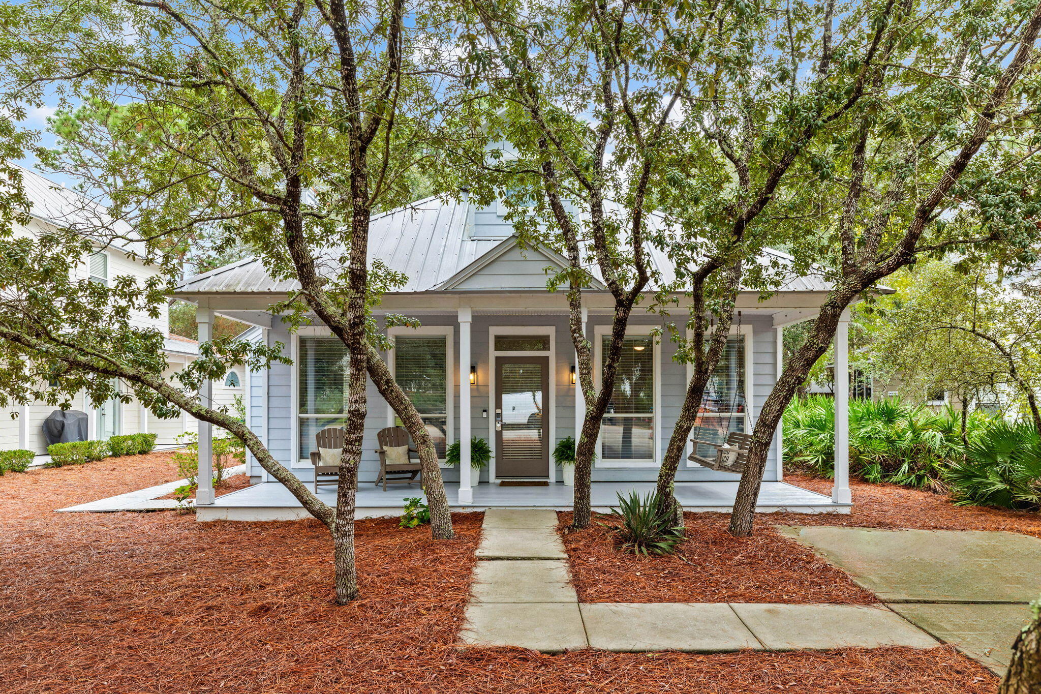Discover your dream beach cottage in the heart of 30A's east end! Nestled in sought-after White's Gulfview Estates, this elegantly appointed 3-bedroom, 3-bathroom home exudes charm and sophistication. The open-concept layout, with a dining area and breakfast bar, flows seamlessly to a chic kitchen featuring updated quartz countertops and tile backsplash, and a brand new appliance package. Relax on the spacious screened porch, overlooking a large backyard, perfect for outdoor entertaining. And there is plenty of room to add a pool! Private deeded beach access is just down the street. Low HOA fees and minutes from Alys, Rosemary, and Watersound. This is a must-see gem, offering the ultimate coastal lifestyle for primary or secondary living, or to become your next income producing property.