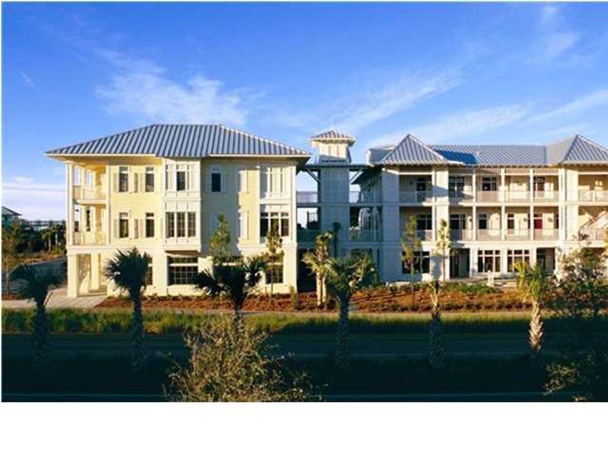 Fabulous, fully furnished two-story multi-family residence located on the southside of 30A. This unit is located on the 2nd and 3rd floors of this building. Gulf views from 3rd floor balcony off master bedroom. Living room, kitchen, and powder room are located on the 2nd floor. Both bedrooms located on the 3rd level with their own private baths. Steps from the Beach Club, WaterColor Workout Center, Fish out of Water, Tennis Center, Shopping and the Gulf of Mexico.