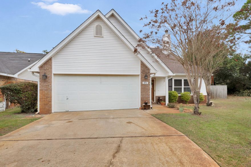 Beautiful Shalimar home conveniently located close to military bases (3 miles from Eglin AFB), schools, shopping, restaurants, and beaches! This location is perfect within minutes from Meigs Park Boat Ramp. The roof was replaced in 2017! Once you step foot in this home, it is obvious that it has been well kept and loved! LVP & tile flooring is throughout the whole home with no carpet! The living room has voluminous space with it's pleasingly high ceilings. The kitchen boasts granite countertops and soft close drawers. The airy master bedroom is located downstairs and the master bathroom is spacious with a walk-in shower. Upstairs, there is a common area that overlooks the living room. This space could be used for an office, game/play area, etc. The three other bedrooms are located