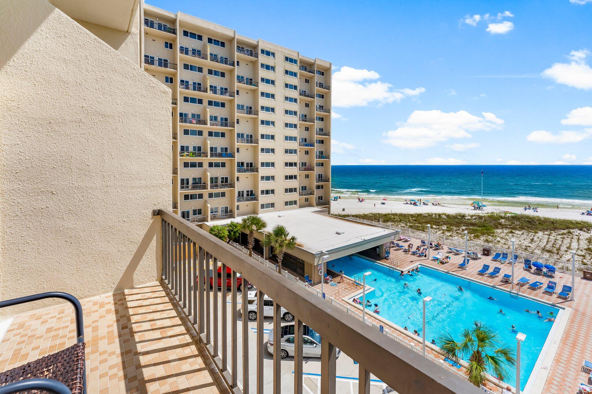''Dream by the Sea'' - Pinnacle Port, Unit A335 | Gulf & Lake Views | Fully Furnished Welcome to ''Dream by the Sea,'' a rare opportunity to own the best-priced 2-bedroom, 2.5-bath condo in the coveted Pinnacle Port community. A-335 boasts $45,000 - $50,000 in gross annual projected rental income. Situated in the iconic Tower 1 Building, this beautifully furnished condo offers breathtaking views of both the Gulf of Mexico and Lake Powell, placing you directly on the sugar-white sands of Panama City Beach in a truly one-of-a-kind coastal setting. Step inside this thoughtfully designed, two-story condo and experience a unique layout with the kitchen, dining, and living areas downstairs, and bedrooms privately tucked away upstairs. The living room features a sleeper sofa, loveseat, and large TV, all opening to a private balcony with tranquil views of Lake Powell and the boat docks, the perfect place to enjoy your morning coffee or evening breeze. The kitchen is fully equipped with Stainless Steel full-sized appliances, cookware, dishes, and small appliances, ensuring effortless move-in or immediate rental potential. A half bath with a stackable washer/dryer complete the downstairs for convenience. Upstairs, the primary suite boasts a queen bed, en-suite bath, TV, and a private balcony with direct views of the Gulf and the indoor/outdoor pool. The second bedroom includes a queen bed, twin bed, and its own TV, with a large hallway bathroom featuring a walk-in shower. This unit is being sold fully furnished, including all linens, electronics, cookware, and utensils excluding only a few personal items making it a turnkey investment or personal retreat. Community Amenities Include: Direct TV (Basic Pkg), Internet Water and Part of the Electric. Beachfront indoor/outdoor pool (heated in winter). Second pool with bathhouse and lush landscaping, Boat docks, launch, and fishing pier. Canoe, kayak, and paddle-boat rentals. Two picnic areas with BBQ grills. Children's playground Tennis, basketball, and horseshoe courts. Fitness center with separate men's and women's saunas. Gated community with 24-hour security. Enjoy the charm of Carillon Beach just next door with seasonal concerts, boutique shops, and dining, or explore nearby Camp Helen State Park. Just outside the gates, you'll find Publix, Winn-Dixie, and CVS for your everyday needs. Located only 10 minutes to Pier Park, 30 minutes to Destin, and moments from Scenic 30A, this is your peaceful escape secluded yet connected to the very best of the Emerald Coast. Your Dream by the Sea Awaits. Whether you're seeking a beachside sanctuary or a high-demand vacation rental, Unit A335 at Pinnacle Port offers a lifestyle few properties can match. Gulf and lake views, unbeatable amenities, and coastal charm all at an exceptional value.