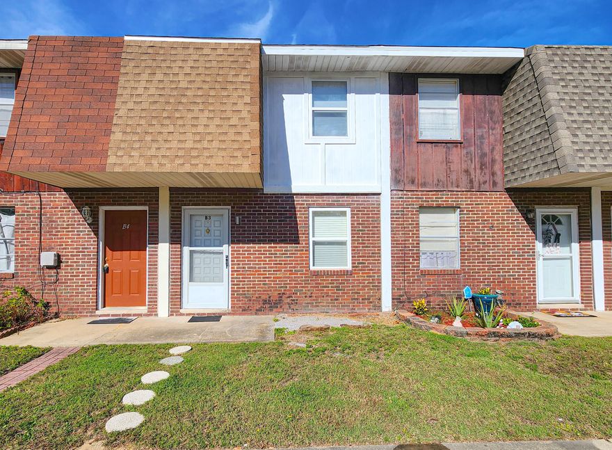 This cute townhome in the heart of Shalimar is waiting for you to make it your own. Just 7 minutes from Eglin AFB and less than a mile from Meigs park and a public boat launch, it is in the prime location. The kitchen, half bath, and living room are downstairs which leads out onto the covered porch where you can relax outside in the evenings. Upstairs is the  primary bedroom which has a covered balcony where you can sip your morning coffee. Also on the second floor is a shared bathroom, second bedroom, and bonus room. Within a short walk, the large community pool is the perfect place for you to enjoy the summer and relax. The unit has new LVP flooring upstairs, new windows, new alumiconn connectors - 2023, and a new roof - 2023.