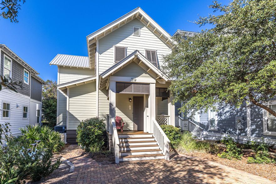 Say hello to ''Sunny Shores,'' the most adorable beach cottage in the popular east end community of Seacrest! This charming 3-bedroom, 2.5-bathroom home is your escape to endless relaxation and coastal fun.Step inside and enjoy the light, bright and open floor plan, perfect for kicking back after a day of sun-soaked adventures. The potential to expand and add a bedroom and bathroom to the first level means you can further customize this beach retreat to suit your needs plus a few more guests,  a rare investment opportunity to add value in an established neighborhood!Don't forget the real gems - the amenities! Splash into vacation mode with the best pool on 30A, a lagoon-style oasis second only to your private beach access ready for making those beach hair, don't care memories.