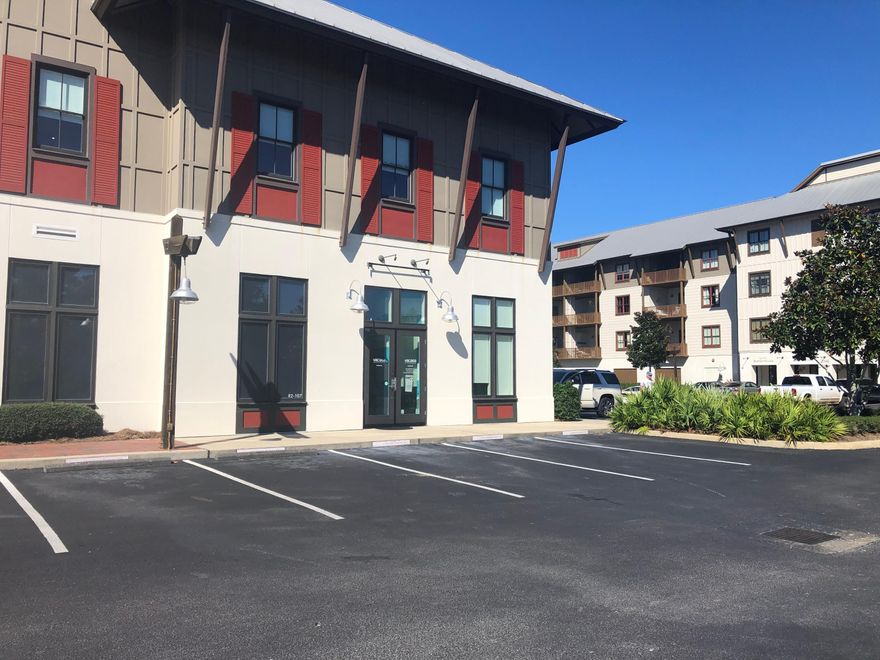 Sublease a great office in Redfish Village on 30A located in Blue Mountain Beach.  Enter the office from the first floor into the reception area with a glassed in meeting room/office with restroom and elevator access to the 2nd floor.  Second floor features 11 executive offices, 2 additional restrooms, spacious open kitchen, break area, conference room, two storage closets, expansive multi use area with private office.  Redfish Village is a mixed use development with plenty of foot traffic and great location with restaurants, retail, office and residential condo units.