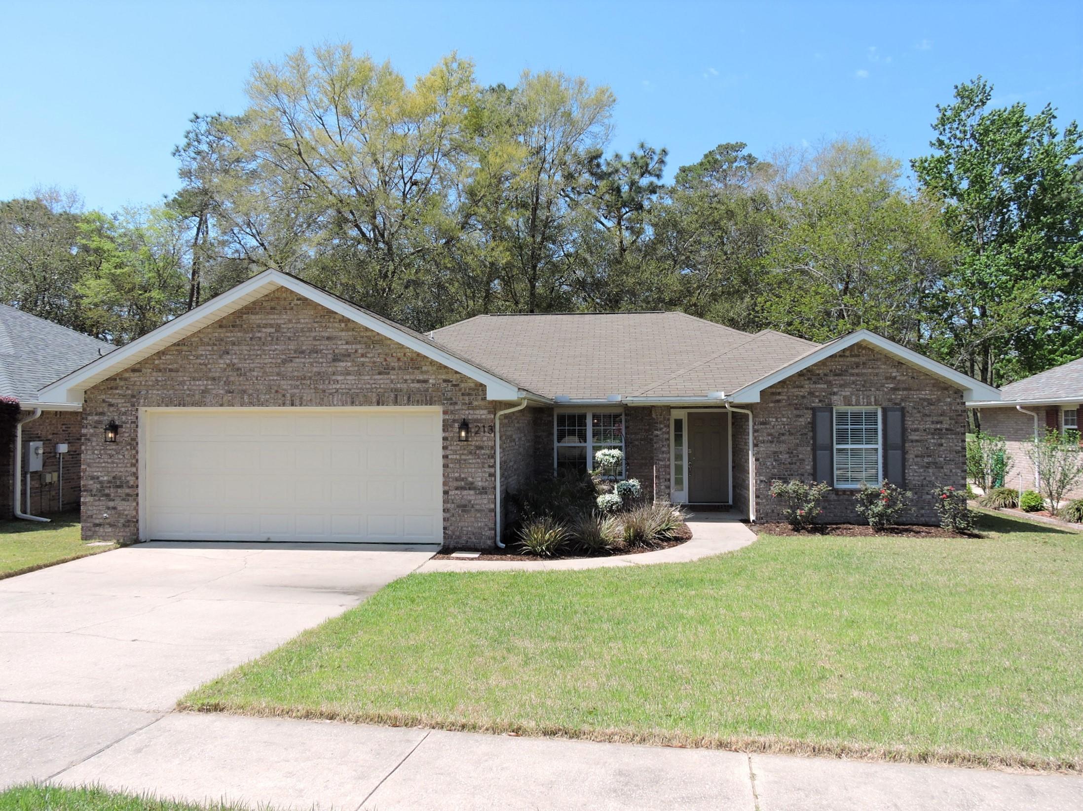 This beautiful home is fully renovated within the last few years and ready for a new family to move right in. The home's back yard is fenced and backs to Eglin AFB Golf Course. Kitchen has Shaker Style cabinetry, quartz countertops, and SS Appliances. Baths are also updated! The home is located VERY close to Eglin, Duke and Hurlburt. A new roof will be installed before closing.