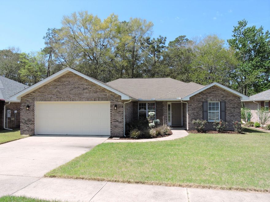 This beautiful home is fully renovated within the last few years and ready for a new family to move right in.  The home's back yard is fenced and backs to Eglin AFB Golf Course.  Kitchen has Shaker Style cabinetry, quartz countertops, and SS Appliances.  Baths are also updated!  The home is located VERY close to Eglin, Duke and Hurlburt.  A new roof will be installed before closing.