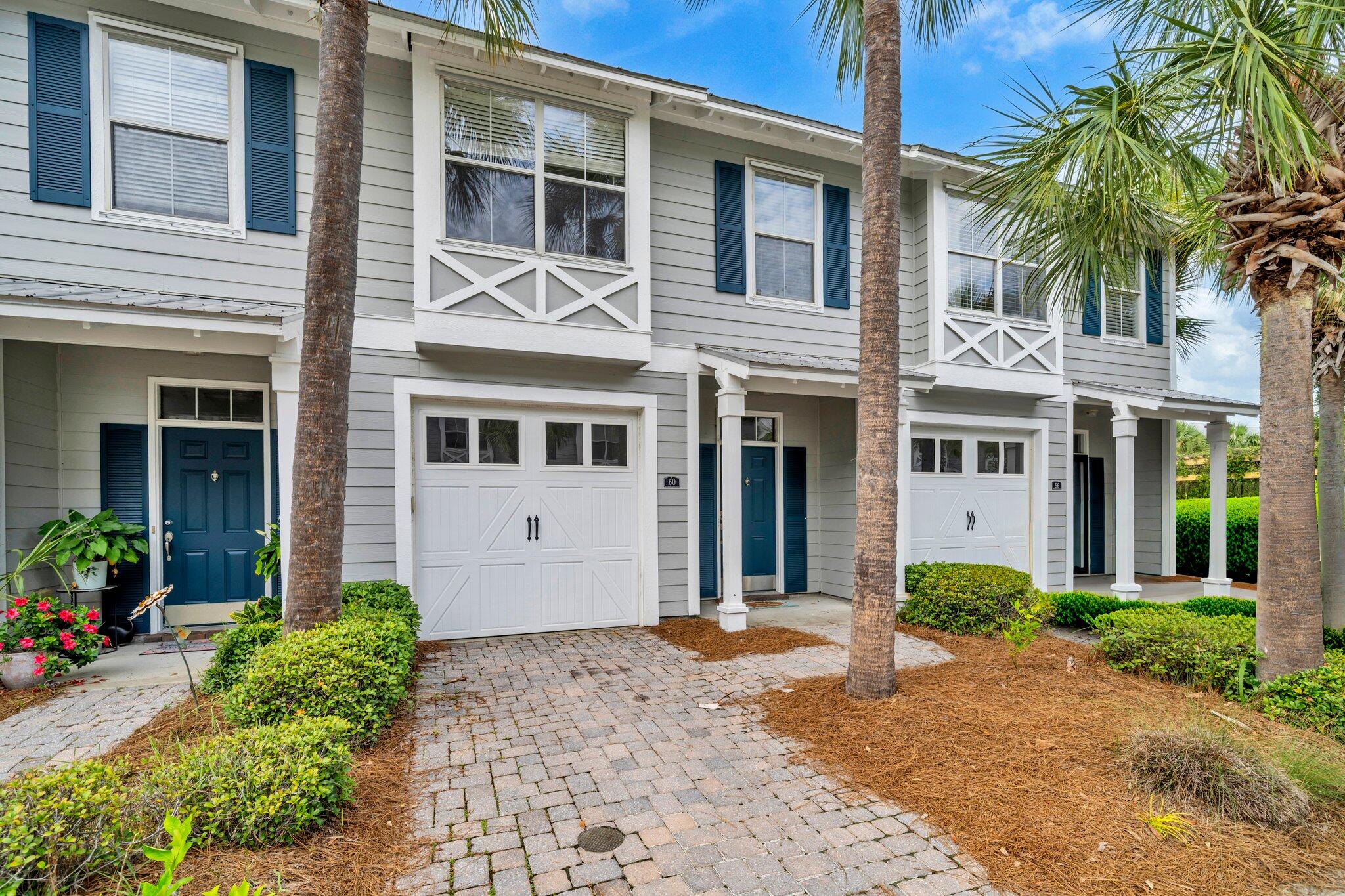 Spacious townhome in South Walton's desirable community of Eagle Bay. Almost 1400 sq.ft. of living area with 1 car garage and serene back porch. These townhomes live like a home with large living spaces and bedrooms. Great for either primary residence or investment property (rents for around $2000/mo.). Recent improvements that include new HVAC, washer and dryer in 2021 and in 2014- new hot water heater. Conveniently located in South Walton just minutes from Grand Blvd, several beach accesses, walking distance to 2 bay accesses, Sacred Heart Hospital, Butler Elementary School, and more! Priced below recent sales and current comps, this just may be the one you've been waiting for!