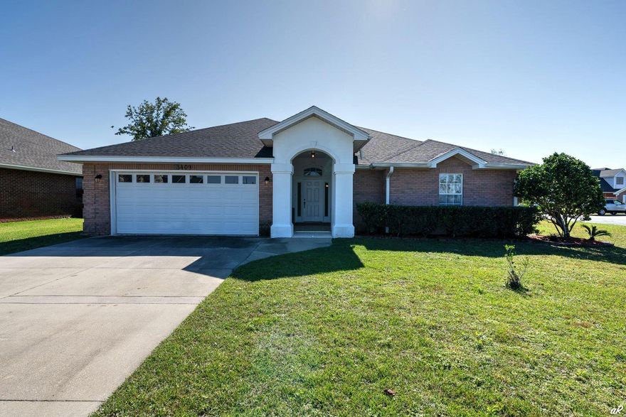 Spacious 4 bedroom 2 bath home on a large corner lot nestled in the quiet subdivision of Hillcrest. Step in through the Grande Archways on the welcoming entrance. New flooring in most of the home and fresh paint! Large open concept dining and living areas open up to the kitchen and two sliding glass doors leading out to the backyard making this home perfect for entertaining! Large master bedroom with conjoining 9'4''x 6'4'' closet, and a master bath that includes separate shower and jacuzzi bathtub. Two of three additional bedrooms also include a walk in closet. Roof was redone in 2019; Hvac new @ 2017, and Hot water replaced @ 2016. Don't delay; this one will not last long!