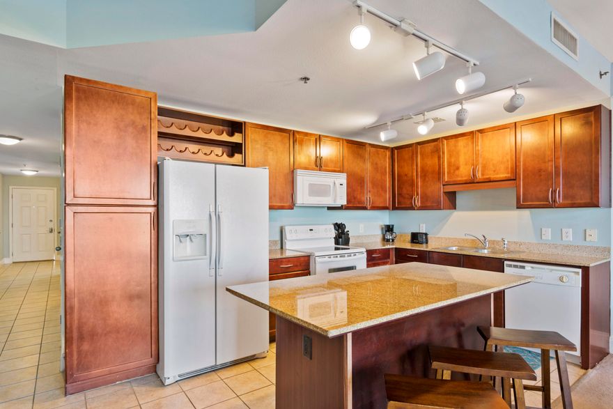 This Residence Offers 1 Bedroom, 2 Bath And Bunk Room With A Generous 1047 Sq. Ft.. Overlooking Amazing Lake and City views. Granite Countertops, Full Applianced Kitchen With Breakfast Bar, Dining Area, Living Room, Large Balcony That Overlooks The Lake With Amazing Views Of The Beautiful Fountain Shows At Laketown Wharf! This Property Is Conveniently Located On The 3rd Floor. LTW Also Features 5 Swimming Pools, Putting Green, Conv. Center & Commercial Space That Includes 3 Restaurants, Salon & Candy Shop.