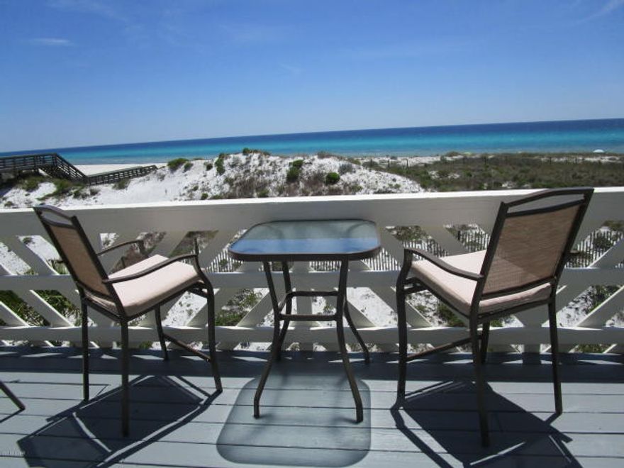 OMG!! INLET BEACH! Rare opportunity to own a gulfview, end unit townhome in my favorite Walton County beach area - Inlet Beach. It has a very peaceful vibe and quiet beach. Owners rarely let go of their Inlet Beach properties, so be quick! This townhome has two awesome beach access areas close by. The 1st access is only one lot east (next to Camp Helen State Park). The other beach area is only 1 block west. This is a beautiful public Walton Co beach with easy access (close to the 30A corridor). The townhome has some wonderful features including two large balconies, one off the main living area and one off the master bedroom, a carport, large storage area downstairs for all of your beach supplies. It has very low HOA fees (only $600.00/year)& a fantastic rental history. $75,000-80,000.