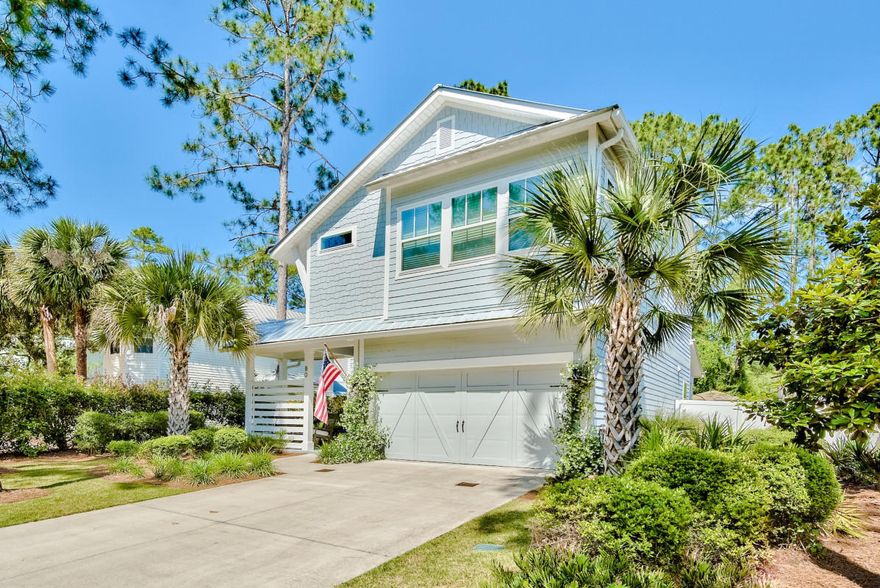 ACCEPTING BACK UP OFFERS This is a quality 2017 built home and is in a prime Seagrove location that will suit everyone's needs! The expansive 8050sf LOT is centrally located SOUTH of 30A & across the street from one of the area's largest rare coastal dune lakes where a quiet neighborhood park with boat launch provides easy access to Eastern Lake ( kayaks OR motorized boats ) and leads straight to the gulf!  Or, you can take the 3 minute bike or golf cart, included, to connect you to two flat beach access points.As you enter this 4 Bed / 3.5 Bath home you'll be impressed with its abundance of natural light allowed by the entire back wall of high impact rated casement windows. An open concept design and custom upgrades gives it a Modern Coastal feel. The chef's kitchen is adorned with quar