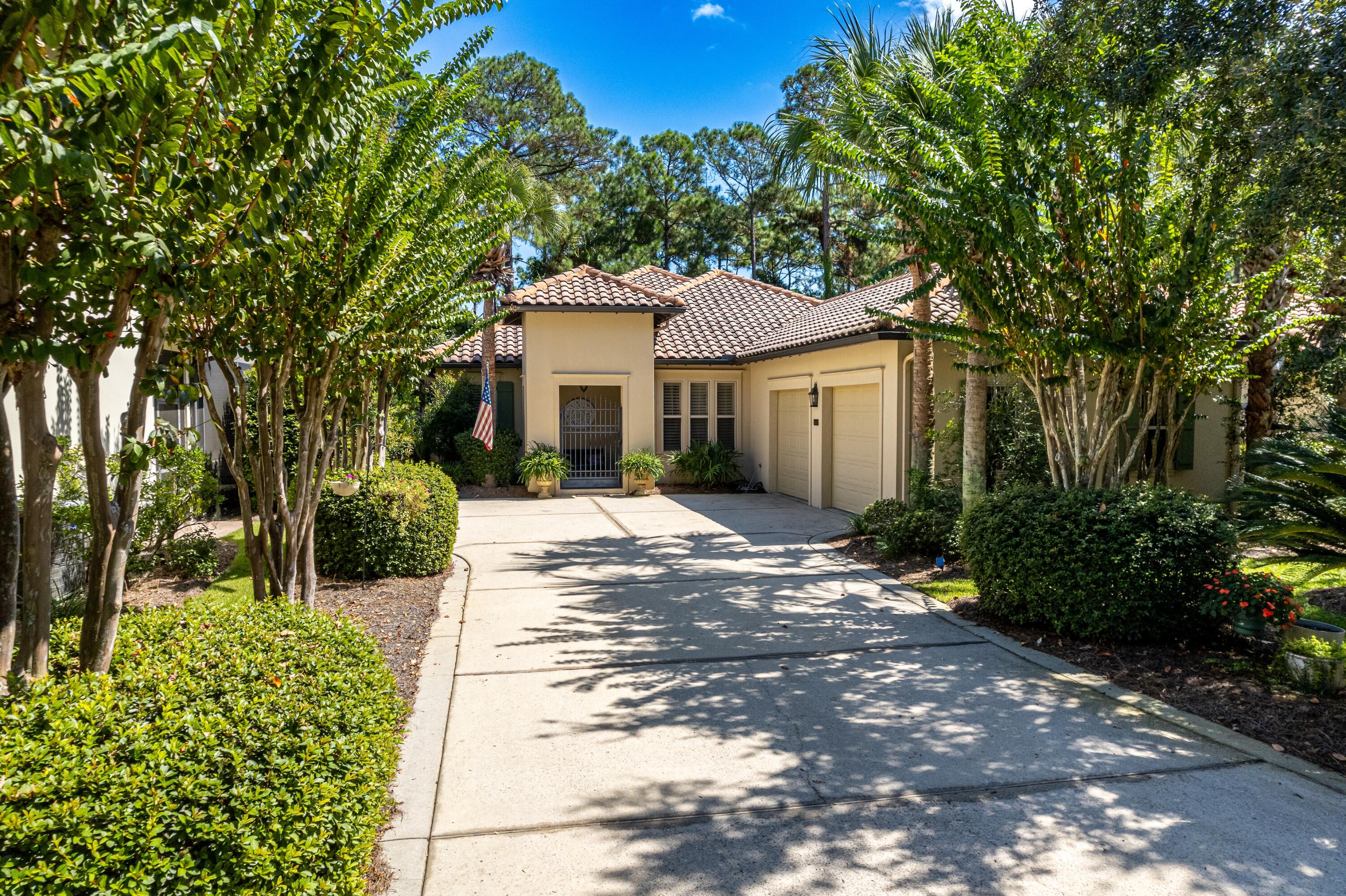 Welcome to the Vineyard at Raven Oak, one of the most sought-after neighborhoods located within Sandestin Resort.  This desirable single level home offers a split floor plan for privacy and the newly remodeled kitchen is perfect for entertaining and everyday use. This home features three bedrooms, three full baths, gas fireplace, screened lanai, heated pool, fenced yard, large laundry room, and a two-car garage.The spacious living area features a gas burning fireplace and built in cabinetry to maximize storage.  Triple French doors lead from the living area to the roomy screened lanai, a perfect spot for morning coffee and evening relaxation.  Outside the lanai is a sparkling pool with water feature and relaxing spa jets.