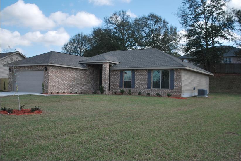 This 4 bed/2 bath brick home has a fully sodded and landscaped yard, and brick columns. This is one of our most popular plans and walking through the door will show you exactly why. This home is perfect for first time buyers or growing family. The features include yinyl flooring in all wet areas as well as breakfast nook, there is a breakfast bar in the kitchen perfect for quick casual meals. The expected completion is APRIL 2020.