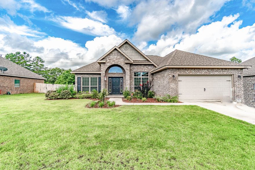 You will not want to miss this beautiful home that features a separate office, formal dining room, and a spacious living room. The spacious split floor plan includes a captivating master suite and a huge master bath with his and her closets, garden tub, double vanities, and separate shower. The luxurious kitchen has plenty of cabinet space and room for entertaining friends and family. Pull up to the breakfast bar or enjoy lunch in the eat-in kitchen area. With a captivating view of the landscaped yard that includes a patio perfect for grilling on a hot summer day. Call your realtor today to set an appointment to view this property today.