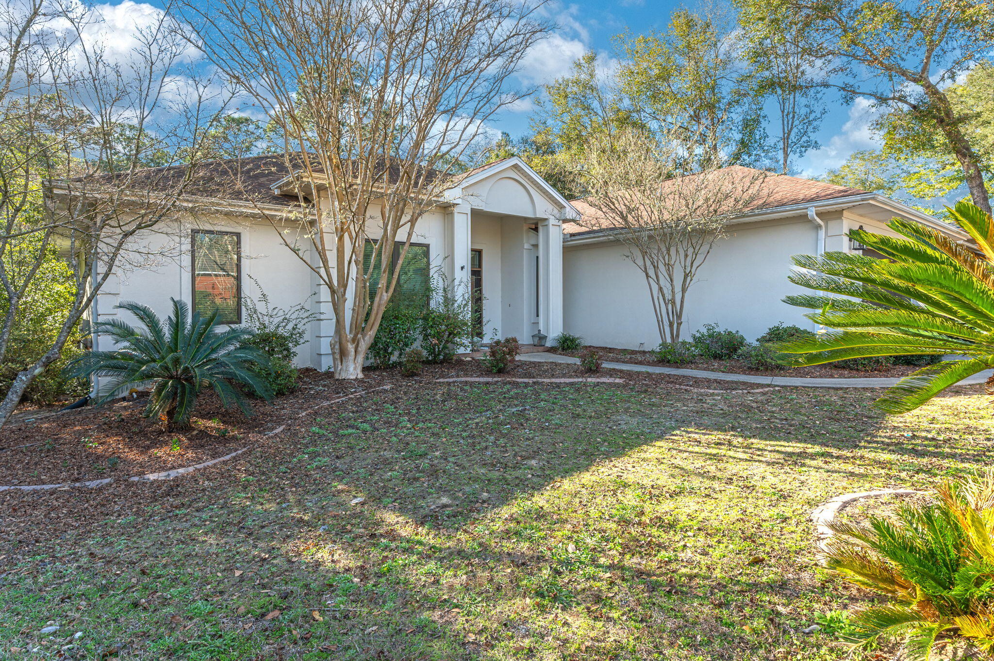 Available on or before April 1, 2025. We are excited to welcome a new tenant to our home! This spacious 4 bedroom, 2.5 bathroom home with in-ground gunite heated salt water pool with hot tub and included weekly pool maintenance will be available soon! The floorplan features soaring ceilings plus a separate wing with an oversized primary bedroom and bathroom. Pella hurricane windows/doors and hurricane garage door plus steel framing add peace of mind. Stainless steel appliances are no more than seven years old. Enjoy the coveted Huntington neighborhood with access to sidewalks plus all of Niceville's amenities and a quick cut through to the Mid Bay Bridge. Excellent credit and perfect payment history preferred with a minimum monthly pre-tax income of $9,000. Pets case by case.
