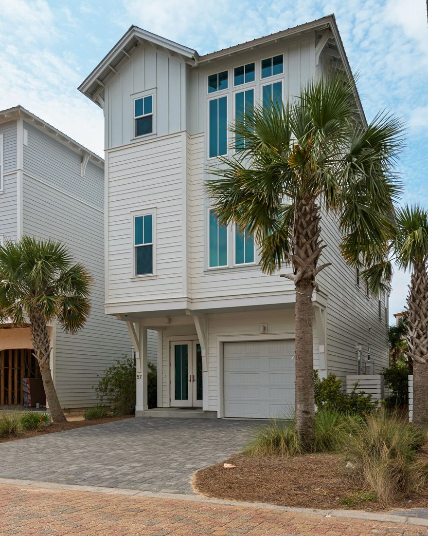 Don't miss out on this Gorgeous custom build home on 30A!  This home is located directly across Dune Allen beach access. Its never been on a rental program and meticulously maintained. Rental projections are over $140k! This home was designed by local architect Tyler Doin. Small details through out the home were clearly placed with intent to standout from other homes in the area. From the Surfboard ceiling fan in the bunk room to Cypress beams in the living room. Details abound. The 2nd and 3rd floors have wirebrushed walnut floors. If cooking is your passion. The kitchen with its  water fall silestone counter tops and gas stove will inspire you to create new recipes for your family and guests. Enjoy stunning sunsets, Gulf and 30A from both balconies. Come see your new home today!
