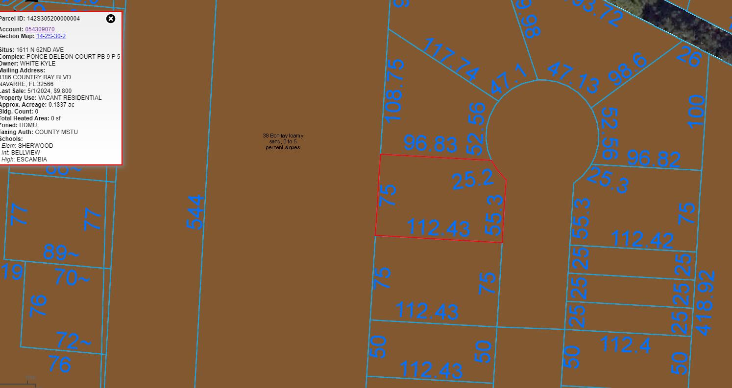 Ponce De Leon Court - Land