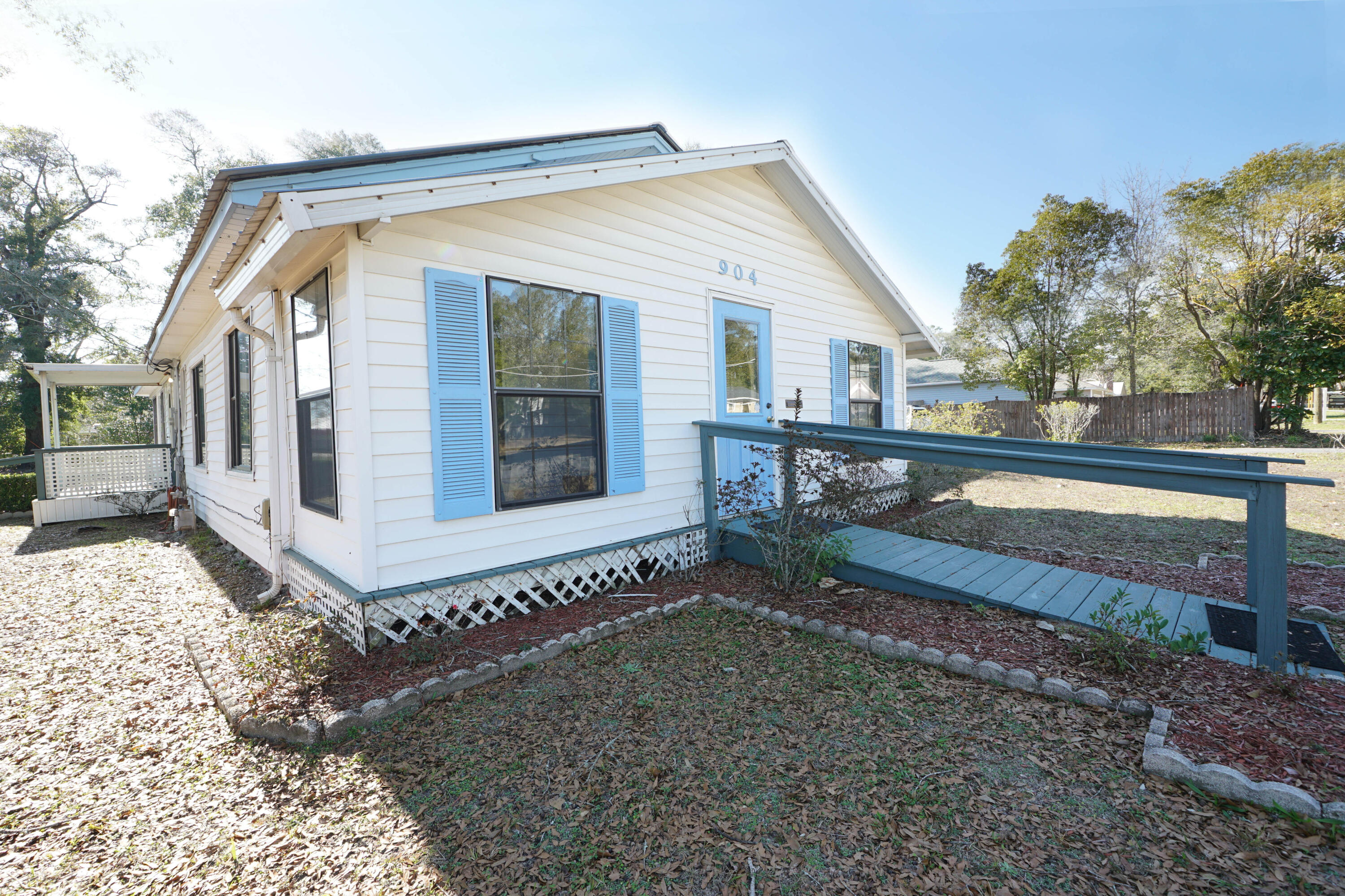 **Seller is giving $5,000 concessions to buyer to use any way they like! **Are you looking for a home in the rapidly growing town of Crestview? Look no further! This home is in the perfect location! Situated on a large 1/3 acre corner lot with partial fencing around the back yard and a nice deck off the back door. It has a large carport and nice size driveway. Inside you will find a Florida room with a wood burning fireplace and sliding glass doors leading out to the spacious deck. Good sized bedrooms with their own bathrooms! Lots of built-in cabinets for storage. There is even enough rooms to convert one into a 3rd bedroom or home office! While the home is in need of updating it is in pretty good shape. Come and see for yourself and make an offer!