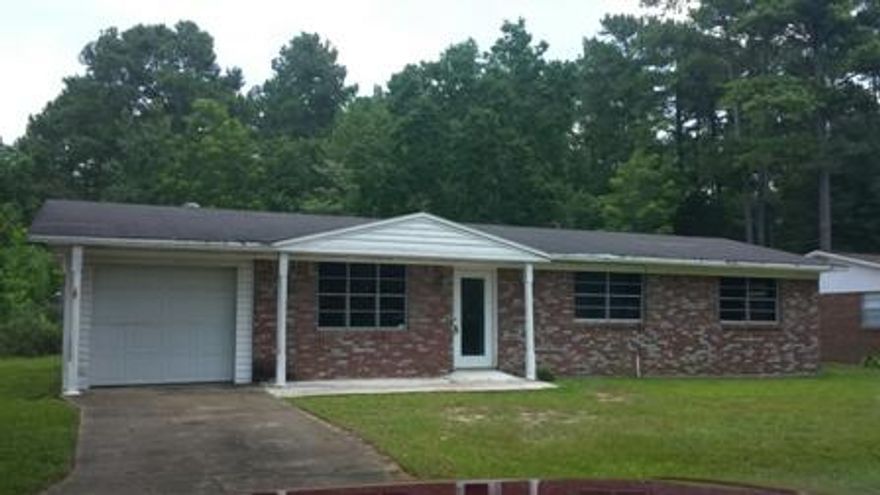 Cute and quaint three bedroom 2 full bath all brick home located in Crestview. Covered front porch. Large in ground swimming pool in backyard and yard shed. Dishwasher included. Conveniently located to schools, dining and shopping.