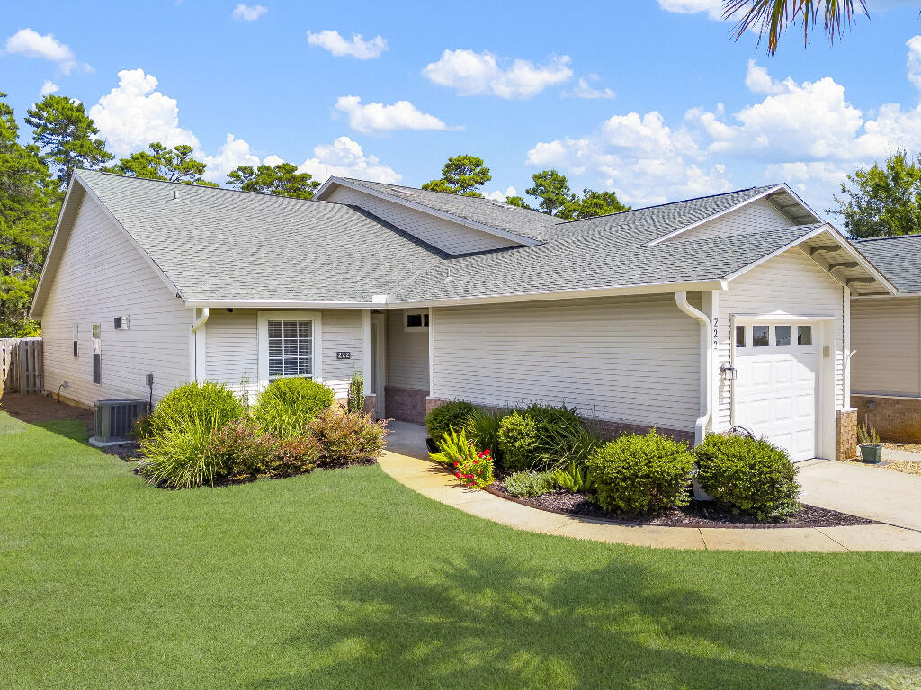 Tucked away at the end of a quiet cul-de-sac, this beautifully updated 3-bedroom, 2-bath townhome offers the perfect blend of modern comfort and coastal charm. Located in the sought-after Santa Rosa Beach community of Escada--the best kept secret south of 98--this immaculate property is just a short stroll to scenic 30A and Butler Elementary School, with coffee shops, beaches, and Topsail Hill Preserve State Park all within easy biking distance. Inside, you'll find luxury LVP flooring and tile throughout, a new roof (2020), new HVAC system with air scrubber (2020), and updated appliances, including washer/dryer and hot water heater. A three-panel sliding glass door (2025) fills the open living space with natural light and opens to the screened back porch and large paver patio, creating sea