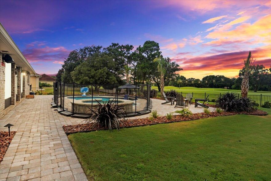 Modern Luxury Meets Golf Course Living | 4 Bed | 2.5 Bath | Private Pool. Experience everyday elegance in this modern 4-bedroom, 2.5-bathroom home, perfectly positioned on the 5th hole of Hidden Creek Golf Course- where panoramic views and peaceful surroundings create an unmatched lifestyle. As you arrive, a professionally landscaped entrance with a long, stately driveway and a stone retaining wall offers immediate curb appeal and a sense of privacy. Step inside and discover a thoughtfully modernized interior designed for both comfort and sophistication. At the heart of the home is a chef-inspired kitchen, featuring an abundance of custom cabinetry-ideal for organization, hosting, and culinary creativity. The open-concept living area is anchored by a dramatic floor-to-ceiling stone fireplace, adding warmth and architectural character. Then retreat to your private backyard oasis, where a sparkling pool invites you to relax, entertain, or simply enjoy the view of the fairway stretching beyond your fence line. With modern finishes throughout, generous living spaces, and a setting that blends natural beauty with luxurious comfort, this home offers the best of indoor-outdoor living in a premier golf course location. This is more than a home, it's a lifestyle. Schedule your private showing today and experience the difference.