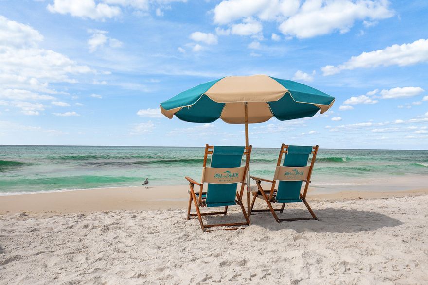 Gulf-Front Gem on 30A - Ground Floor with Expansive Deck. Welcome to your beachfront escape! This beautifully maintained 1-bedroom, 1-bath condo with a cozy bunk nook is located south of 30A in a low-density community, offering privacy, peace, and unbeatable Gulf views.Step out from your ground-floor unit onto a spacious private deck--perfect for morning coffee, sunset dinners, or easy beach access just steps away. Inside, enjoy an open-concept layout, tile flooring, and a bright, coastal feel throughout. The bunk nook provides extra sleeping space, making this the ideal getaway or rental investment.Tucked away in one of 30A's most sought-after stretches, you'll love the relaxed pace, walkable beach access, and proximity to dining, bike trails, and charming local shops.